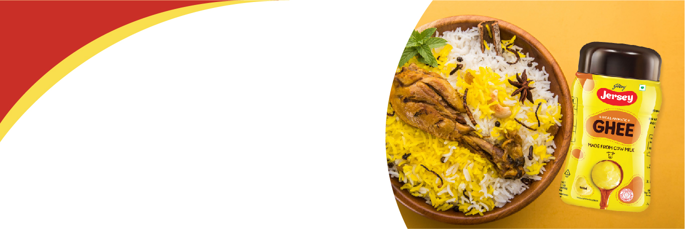 Mouth–Watering Biryani Recipe You Can Cook with Godrej Jersey Ghee